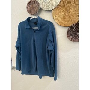 Patagonia blue quarter-zip fleece pullover size XXL